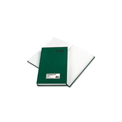 Emerald Series Account Book, Green Cover, 500 Pages, 12 1 / 4 x 7 1 / 4