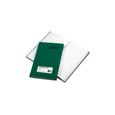 Emerald Series Account Book, Green Cover, 200 Pages, 9 5 / 8 x 6 1 / 4