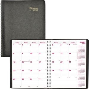 Essential Collection 14-Month Ruled Planner, 11 x 8 1 / 2, Black