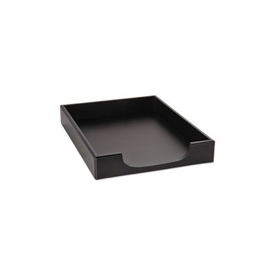 Wood Tones Letter Desk Tray, Wood, Black