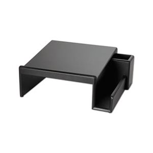 Wood Tones Phone Center Desk Stand, 12 1 / 8 x 10, Black