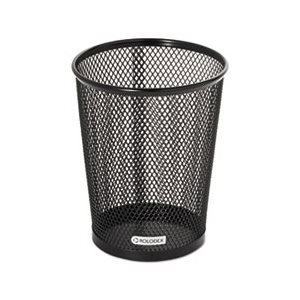 Nestable Jumbo Wire Mesh Pencil Cup, 4 3 / 8 dia. x 5 2 / 5, Black