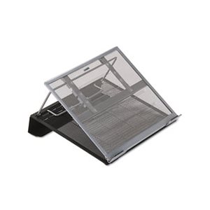 Laptop Stand / Holder, 13w x 11 3 / 4d x 6 3 / 4h, Black / Silver