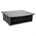 Wood Tones Printer Stand, 21 x 18, Black