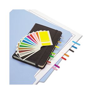 Removable Page Flags, Four Assorted Colors, 900 / Color, 3600 / Pack