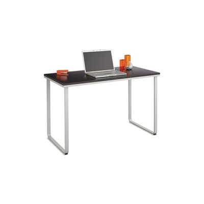 Steel Workstation, 47-1 / 4w x 24d x 28-3 / 4h, Black / Silver