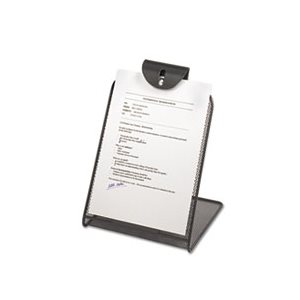 Onyx Mesh Copyholder w / Steel Ball Fastener, Black