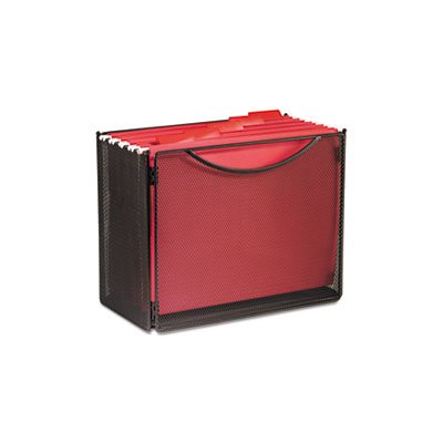 Desktop File Storage Box, Steel Mesh, 12-1 / 2w x 7d x 10h