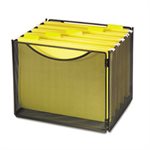 Desktop File Storage Box, Steel Mesh, 12-1 / 2w x 11d x 10h