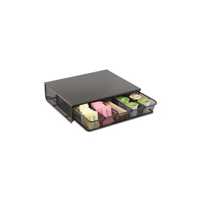 One Drawer Hospitality Organizer, 5 Compartments, 12 1 / 2 x 11 1 / 4 x 3 1 / 4, Bk