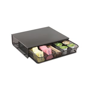 One Drawer Hospitality Organizer, 5 Compartments, 12 1 / 2 x 11 1 / 4 x 3 1 / 4, Bk