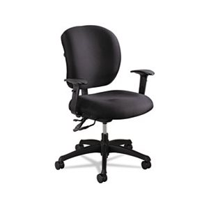 Alday Series Intensive Use Chair, 100% Polyester Back / 100% Polyester Seat, Black