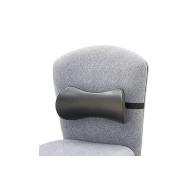 Lumbar Support Memory Foam Backrest, 14-1 / 2w x 3-3 / 4d x 6-3 / 4h, Black