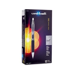 Signo 207 Retractable Gel Pen, Black Ink, 1mm, Dozen