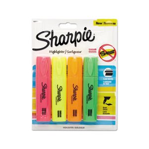 Blade Tip Highlighter, Assorted, 4 / Pack