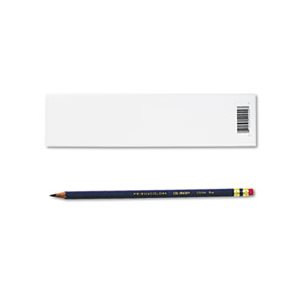 Col-Erase Pencil w / Eraser, Blue Lead / Barrel, Dozen