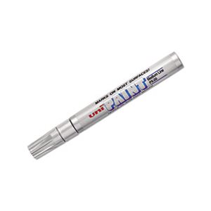 uni-Paint Marker, Medium Point, Metallic Silver