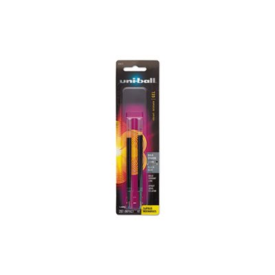 Refill for uni-ball Gel IMPACT RT Roller Ball Pens, Bold, Black, 2 / Pack