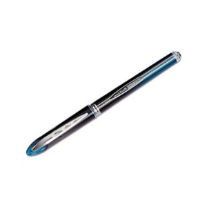 VISION ELITE Roller Ball Stick Waterproof Pen, Blue / Black Ink, Super Fine