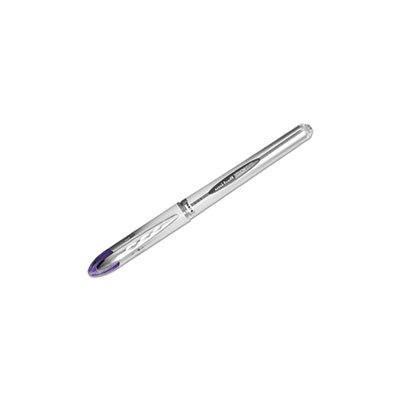 VISION ELITE Stick Roller Ball Pen, Purple Ink, Bold