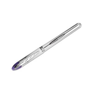 VISION ELITE Stick Roller Ball Pen, Purple Ink, Bold