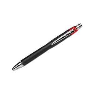 Jetstream RT Roller Ball Retractable Waterproof Pen, Red Ink, Bold