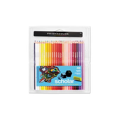 Scholar Colored Pencil Set, HB, 48 Assorted Colors / Set