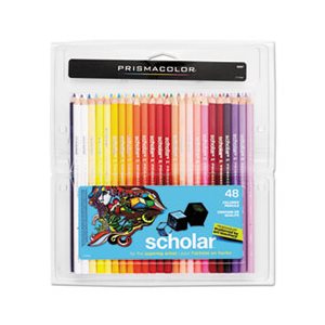 Scholar Colored Pencil Set, HB, 48 Assorted Colors / Set