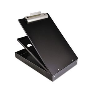 Cruiser Mate Aluminum Storage Clipboard, 1 1 / 2" Clip, 8 1 / 2 x 12 Sheets, Black