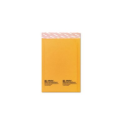 Jiffylite Self Seal Mailer, #0, 6 x 10, Golden Brown, 10 / Pack