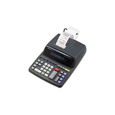 EL2196BL Two-Color Printing Calculator, Black / Red Print, 3.7 Lines / Sec