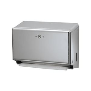 Mini C-Fold / Multifold Towel Dispenser, Chrome, 11 1 / 8 x 3 7 / 8 x 7 7 / 8