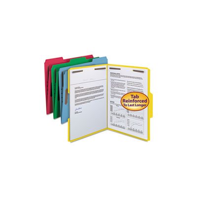 Folders, Two Fasteners, 1 / 3 Cut Top Tab, Letter, Assorted, 50 / Box