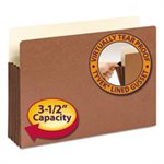 3 1 / 2" Exp File Pocket, Straight Tab, Legal, Manila / Redrope, 10 / Bx