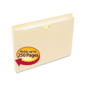 Manila File Jackets, Letter, 11 Point, Manila, 50 / Box