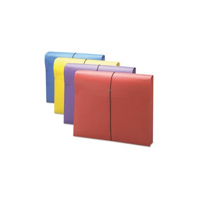 2" Exp Antimicrobial File Wallet, Letter, Four Colors, 4 / Pack