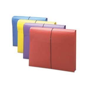 2" Exp Antimicrobial File Wallet, Letter, Four Colors, 4 / Pack