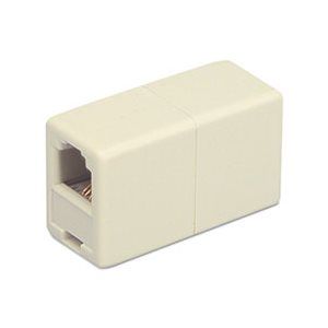 Telephone Cord Coupler, Ivory