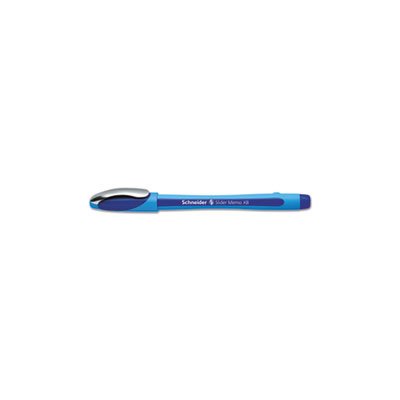 Schneider Slider Memo XB Ballpoint Stick Pen, 1.4mm, Blue, 10 / Box