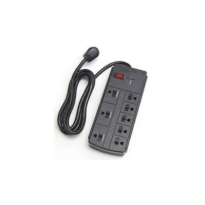 SURGE PROTECTOR, 8 OUTLET, 6' CORD, CENTURY, BLACK, 1700 JOULES