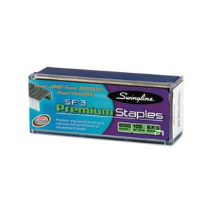 S.F. 3 Premium Chisel Point 105 Count Half-Strip Staples, 5000 / Box