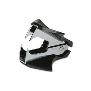 Deluxe Jaw-Style Staple Remover, Black