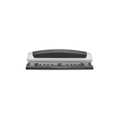 10-Sheet Precision Pro Desktop Two-to-Three-Hole Punch, 9 / 32" Holes