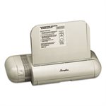 28-Sheet Commercial Electric Two-Hole Punch, Fixed 1 / 4" Holes, Silver - Platinum