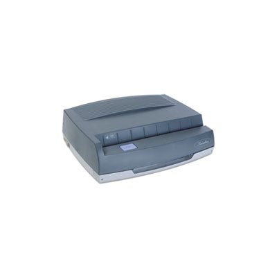 50-Sheet 350MD Electric Three-Hole Punch, 9 / 32" Holes, Gray