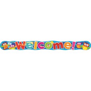 BANNER WELCOME OWL STARS QUOTABLE 10 FT HORIZONTAL