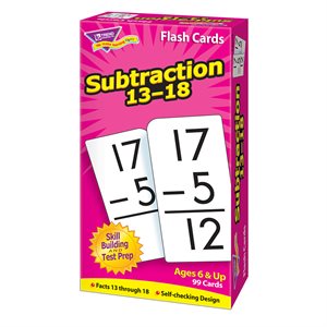 CARDS, SKILL FLASH SUBTRACTION