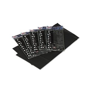 Table Set Rectangular Table Covers, Heavyweight Plastic, 54 x 108, Black, 6 / Pack