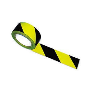 Hazard Marking Aisle Tape, 2w x 108ft Roll