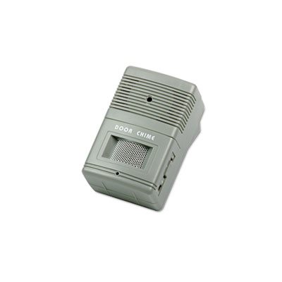 Visitor Arrival / Departure Chime, Battery Operated, 2-3 / 4w x 2d x 4-1 / 4h, Gray